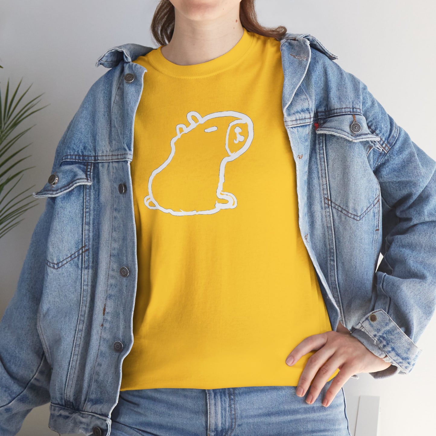 Unisex Heavy Cotton Capybara Unisex Tee