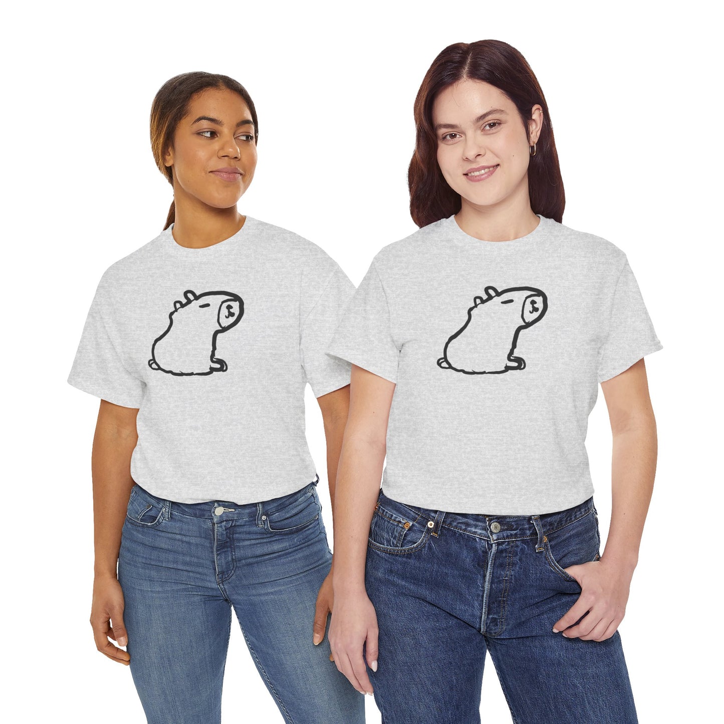 Unisex Heavy Cotton Capybara Unisex Tee