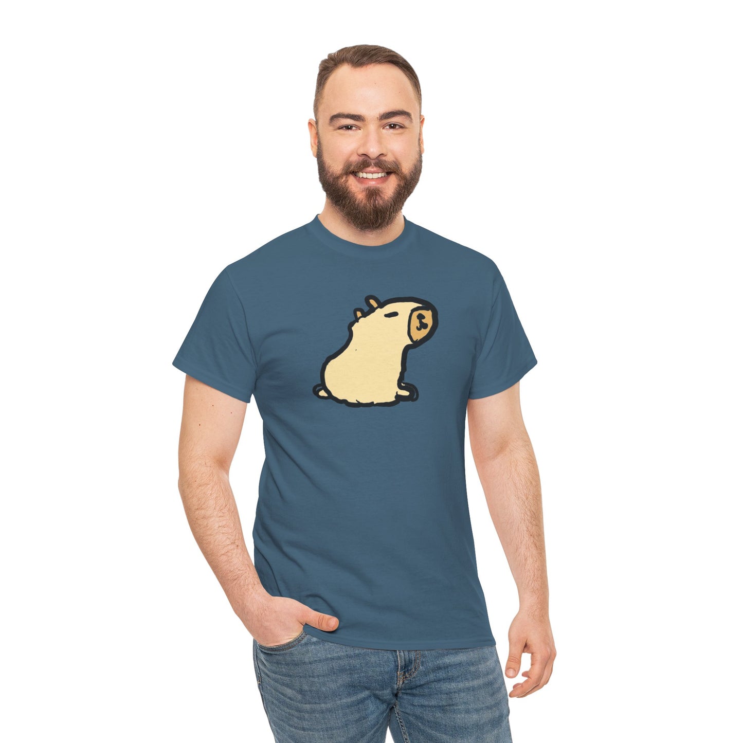 Unisex Heavy Cotton Capybara Unisex Tee
