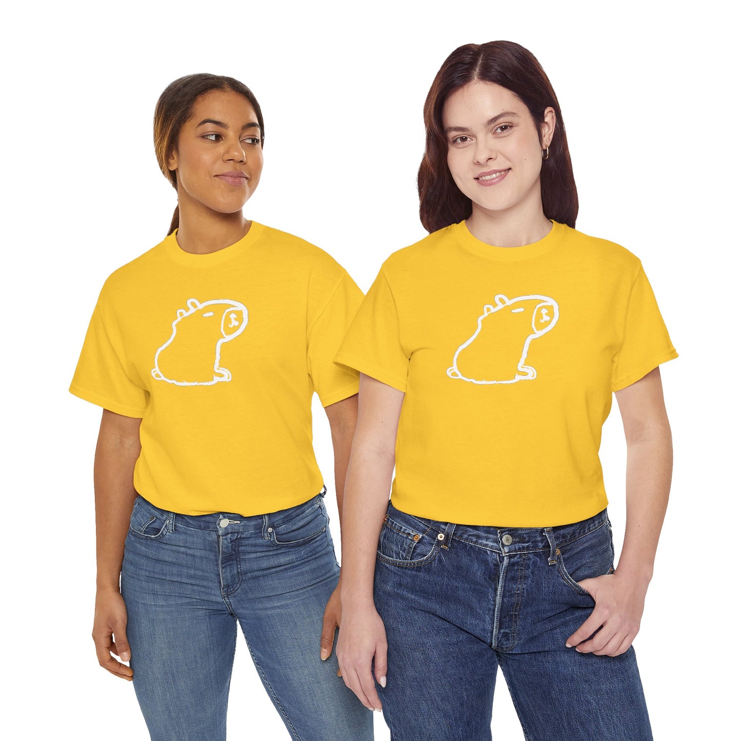 Unisex Heavy Cotton Capybara Unisex Tee