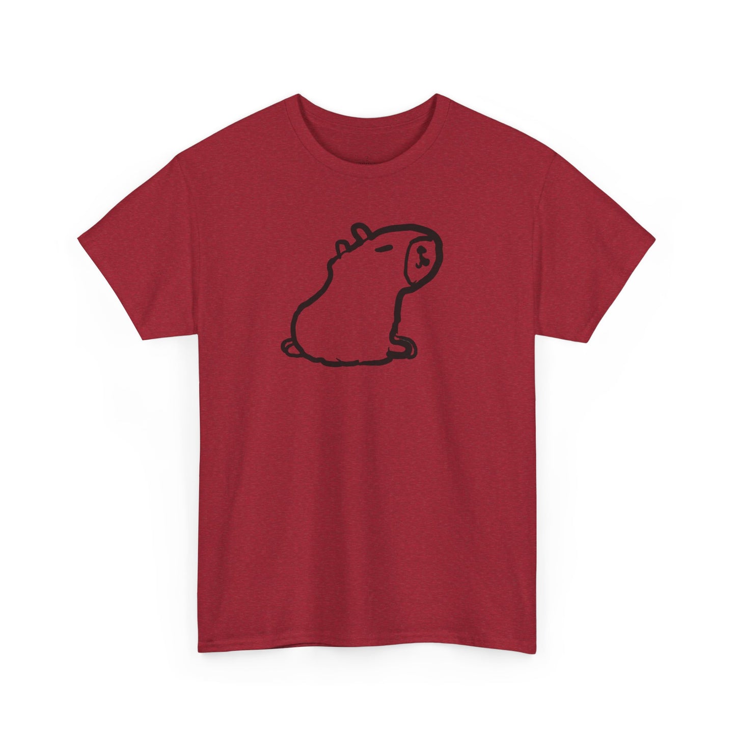 Unisex Heavy Cotton Capybara Unisex Tee