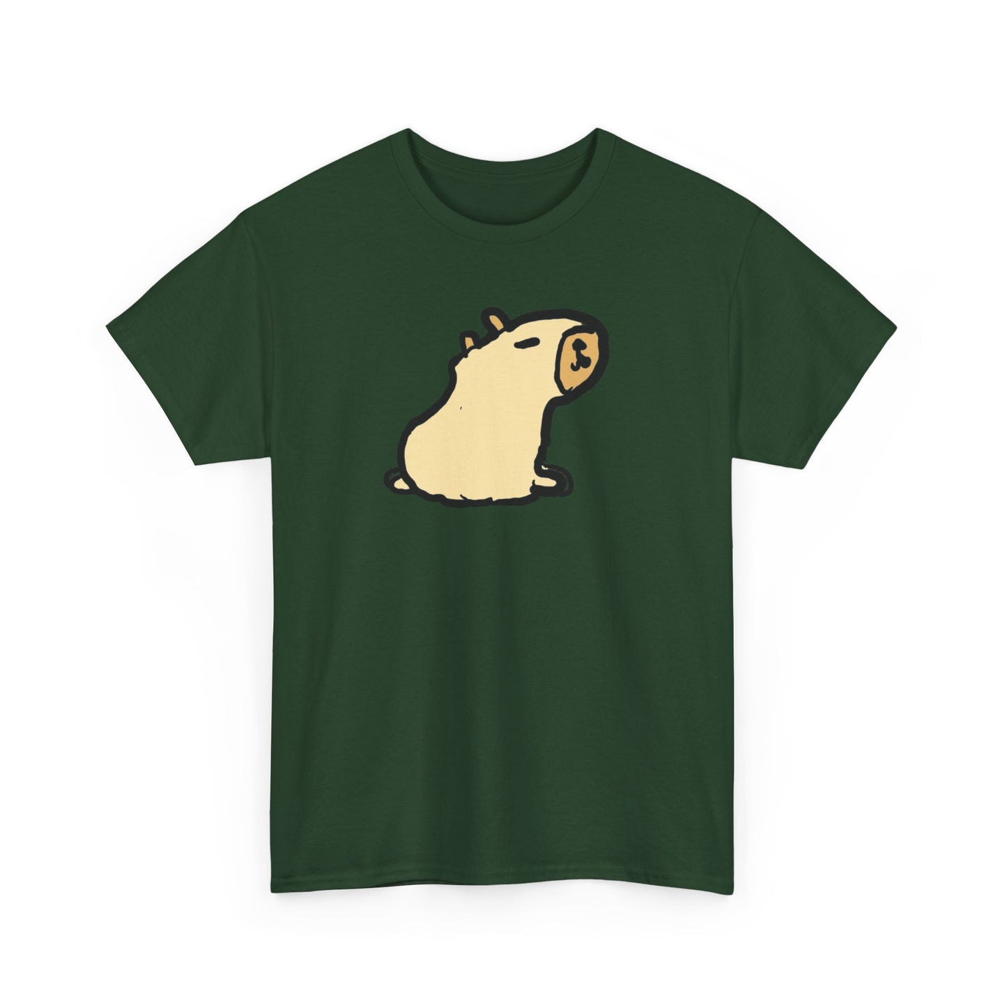 Unisex Heavy Cotton Capybara Unisex Tee