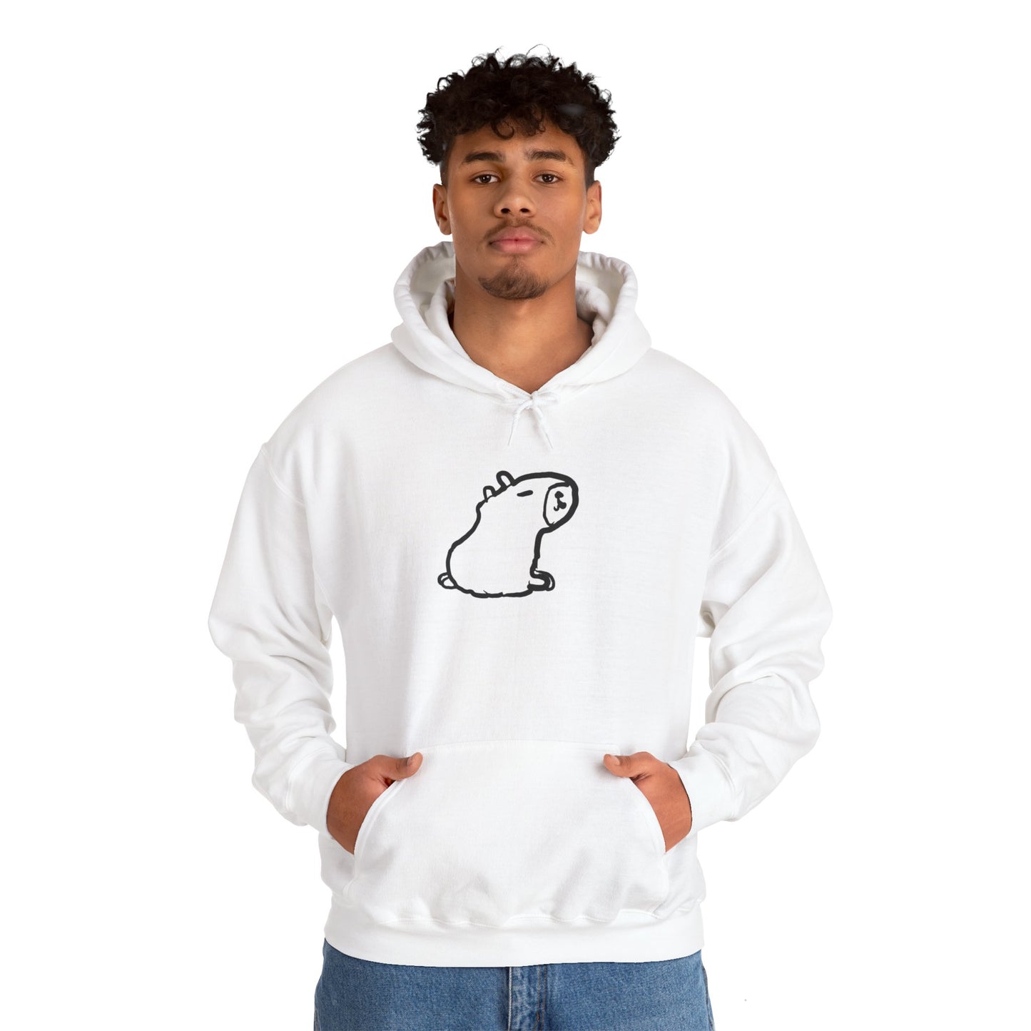 Unisex Heavy Blend™ Capybara Hooded Sweatshirt