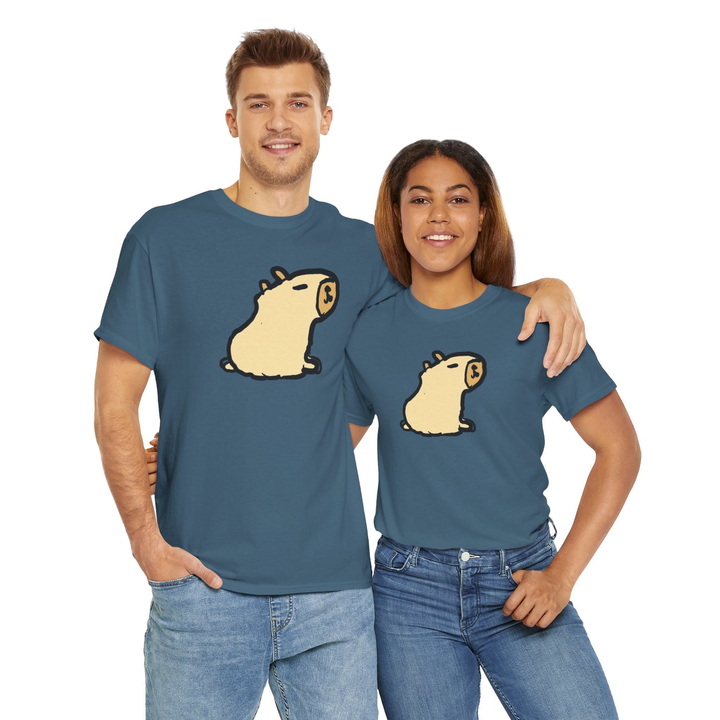 Unisex Heavy Cotton Capybara Unisex Tee