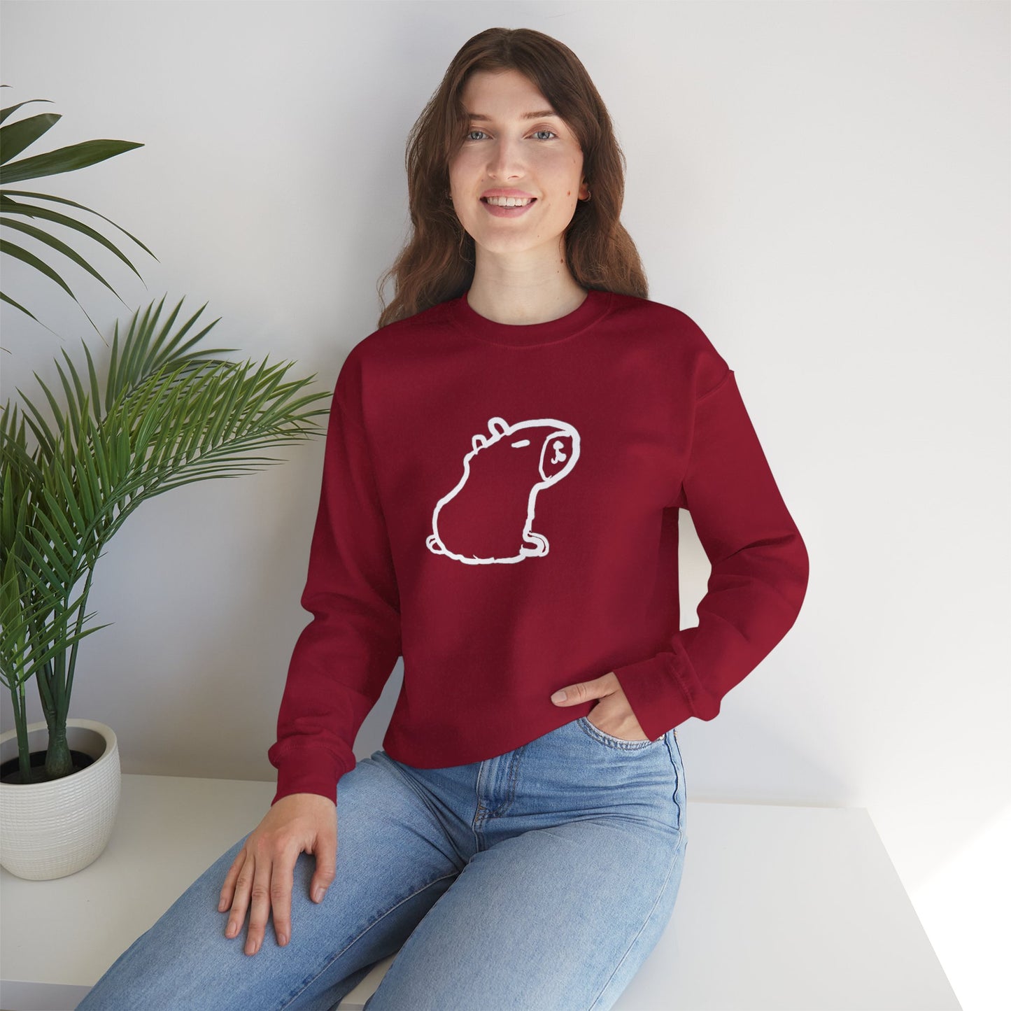 Unisex Heavy Blend™ Capybara Crewneck Sweatshirt