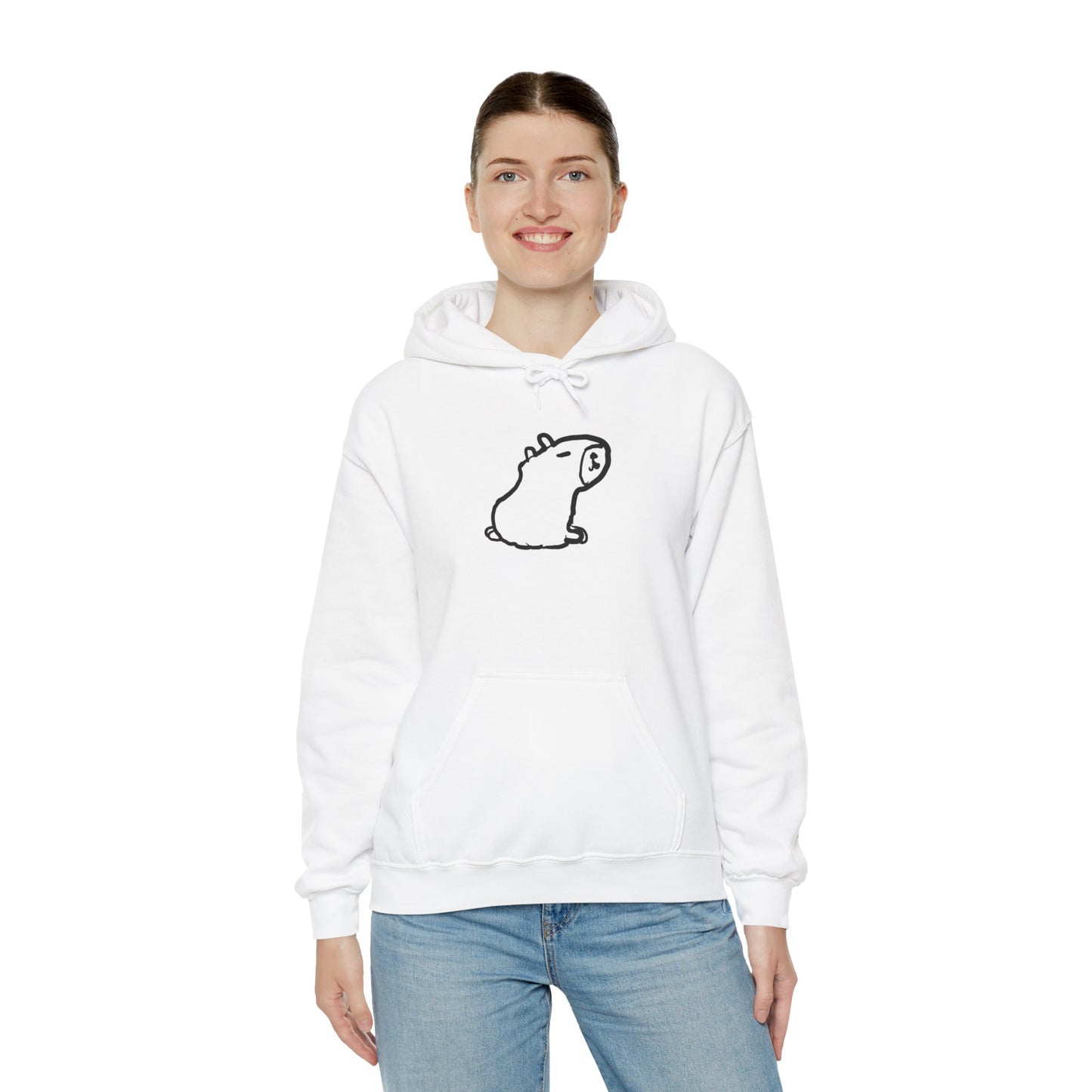 Unisex Heavy Blend™ Capybara Hooded Sweatshirt