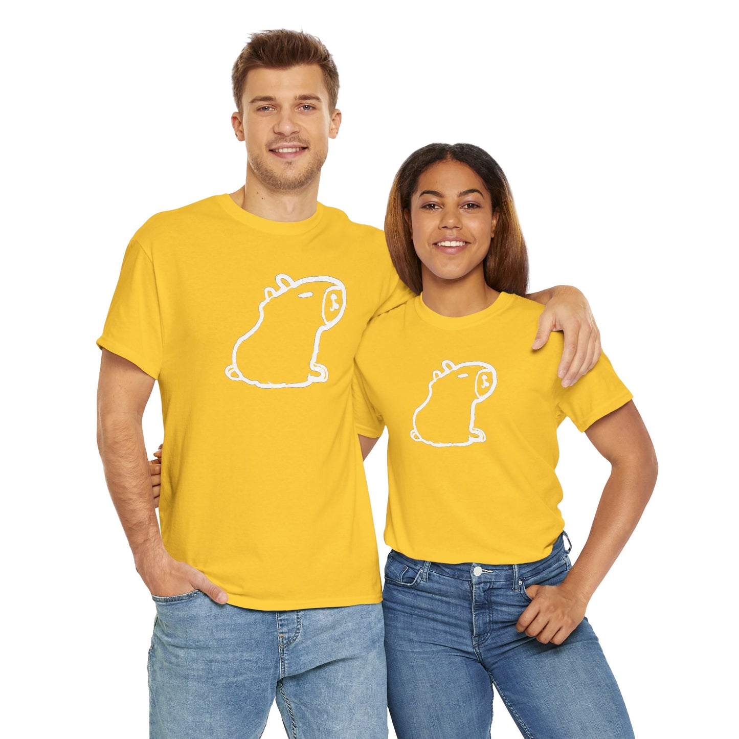 Unisex Heavy Cotton Capybara Unisex Tee