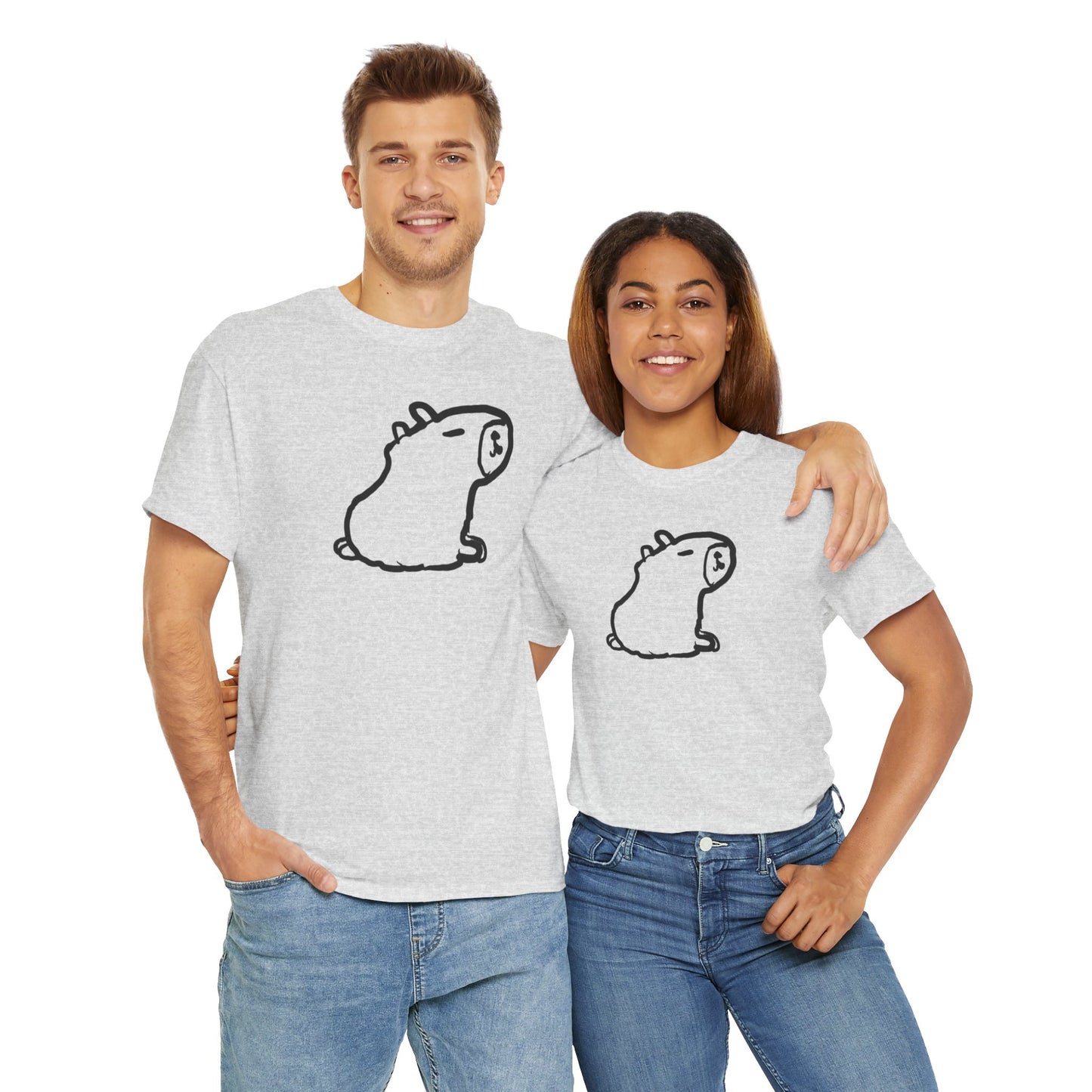 Unisex Heavy Cotton Capybara Unisex Tee