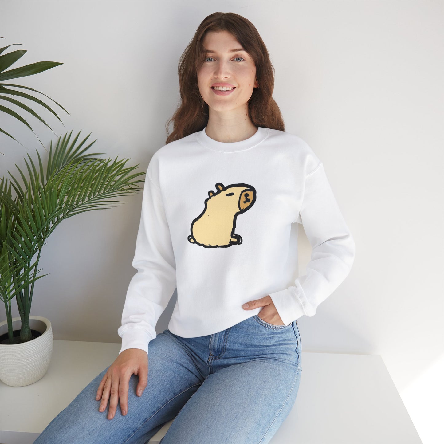 Unisex Heavy Blend™ Capybara Crewneck Sweatshirt