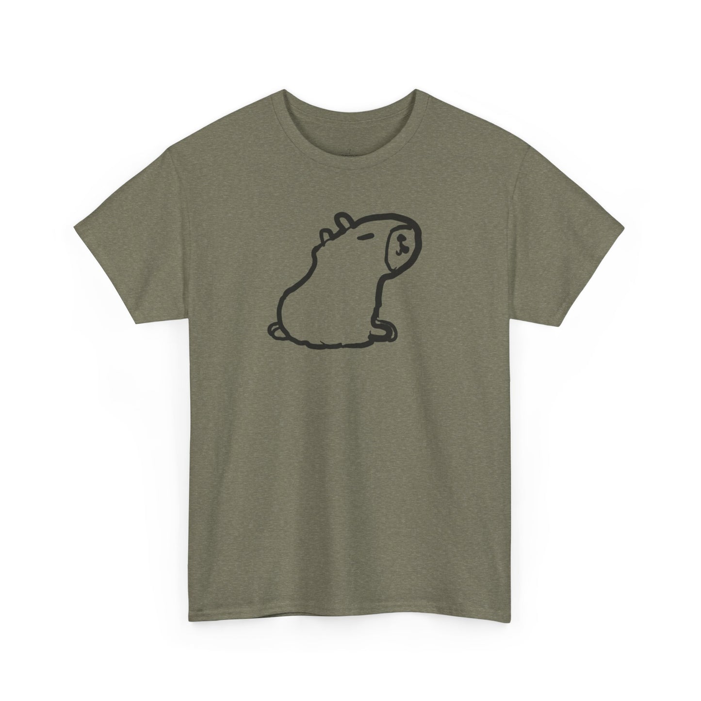 Unisex Heavy Cotton Capybara Unisex Tee
