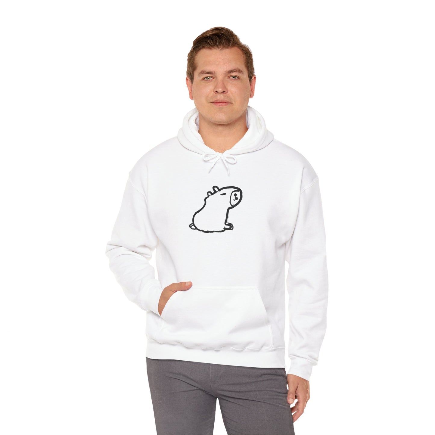 Unisex Heavy Blend™ Capybara Hooded Sweatshirt