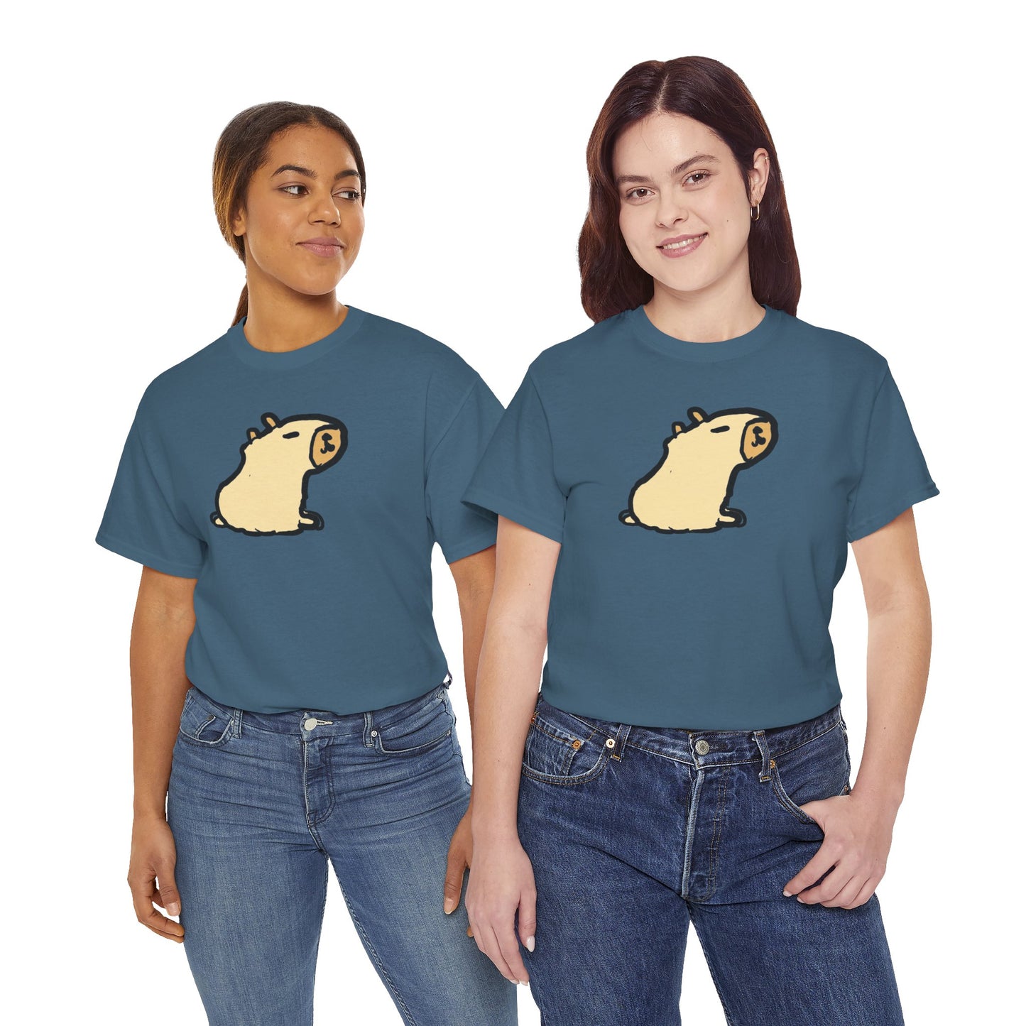 Unisex Heavy Cotton Capybara Unisex Tee