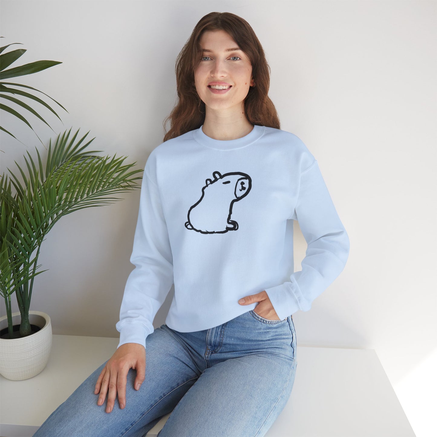 Unisex Heavy Blend™ Capybara Crewneck Sweatshirt
